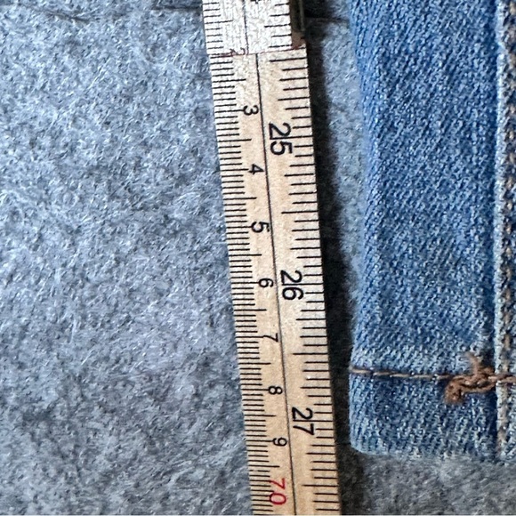 Steve's Jeans Cotton Medium Wash Moto Style Stretch Straight Leg Women Size 14 - Picture 7 of 9